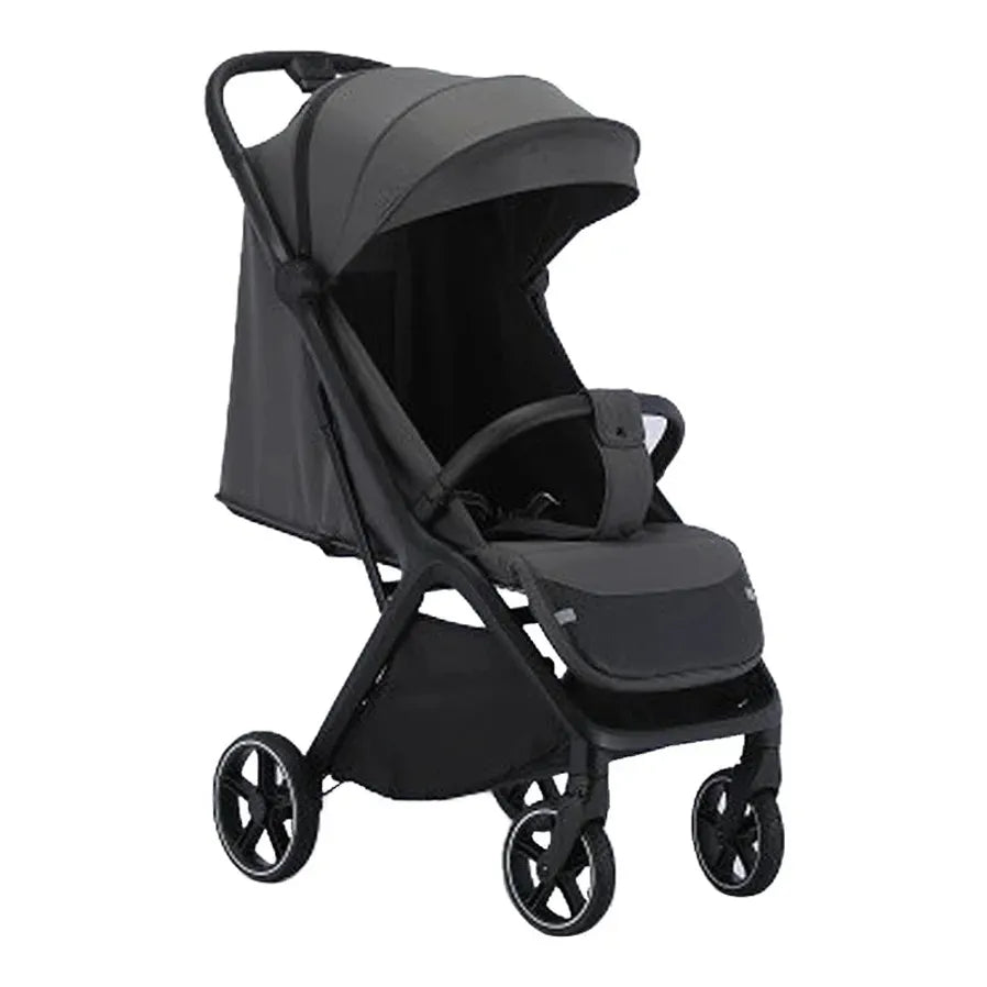 JMT-543498 Ergonomic Double Stroller with Sunshade and Travel Bag in Dark and Light Grey