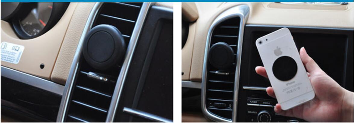 JMT-543498 Magnetic Car Phone Mount - Easy Attachment for Safe Driving