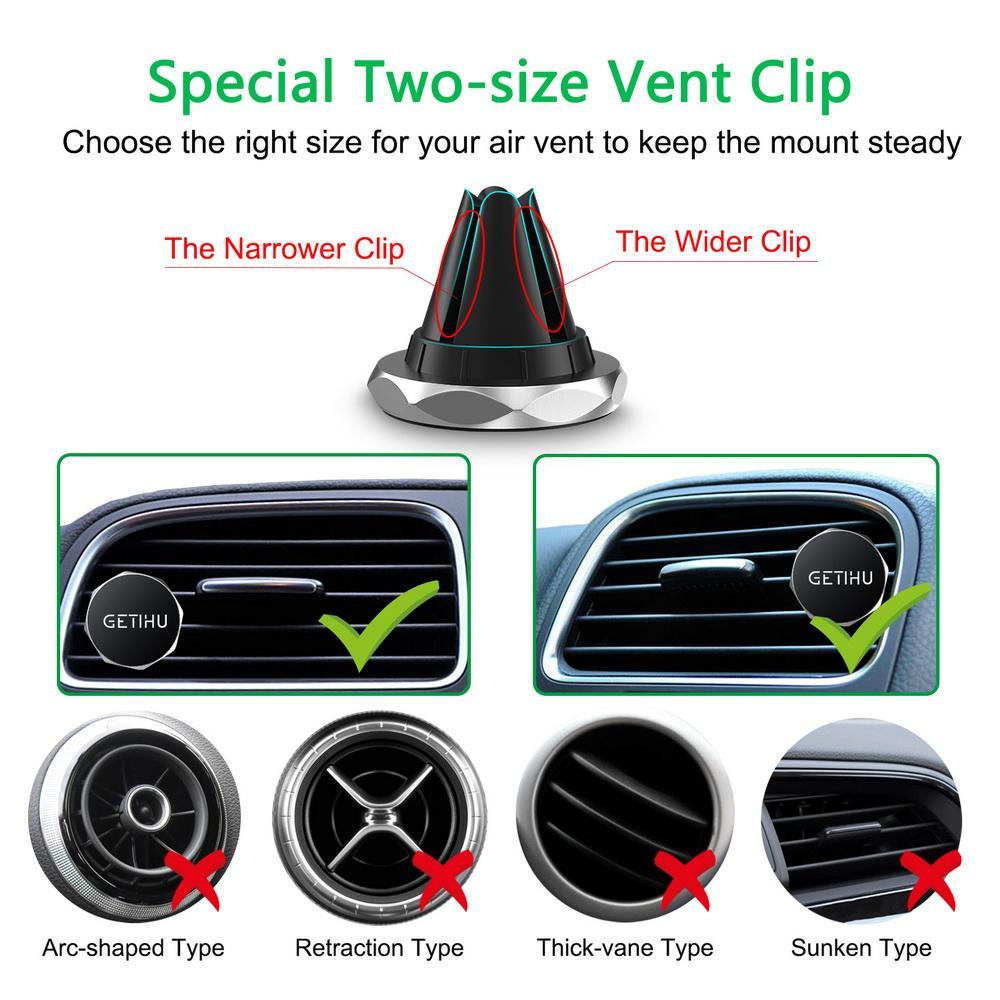 JMT-543498 Magnetic Car Phone Mount - Easy Attachment for Safe Driving