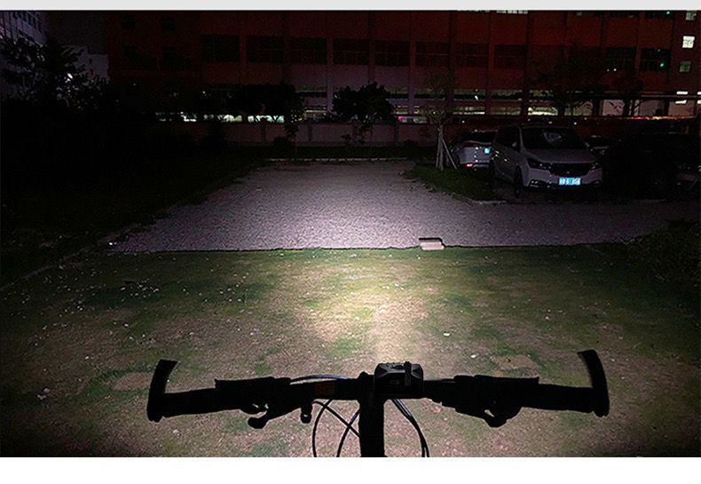 JMT-543562 Rechargeable USB Bicycle Front LED Light with Built-in Battery