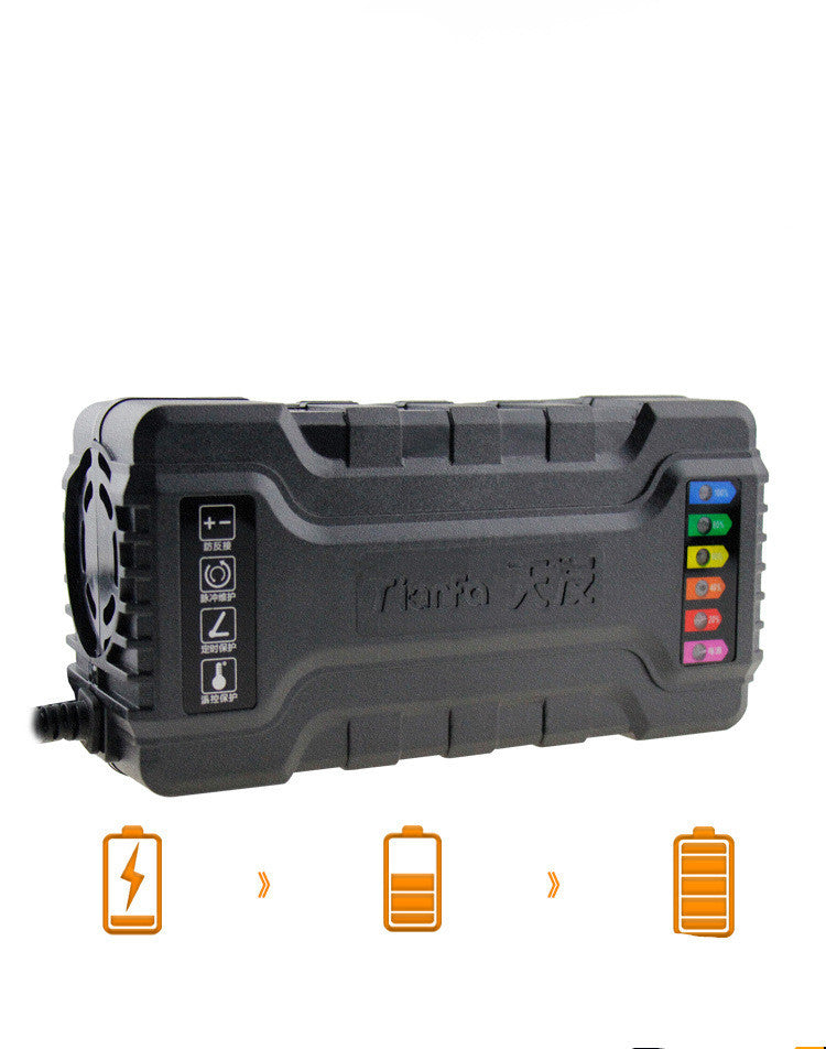 JMT-543818 72V20AH Lead-Acid Battery Fast Charger with Dual T-Shaped Edge Design