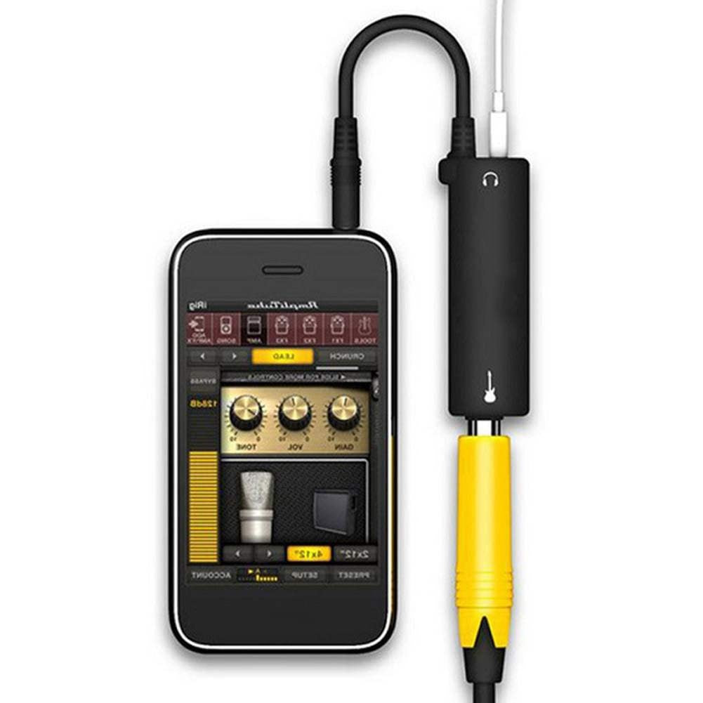JMT-543818 Apple Device Compatible Guitar Audio Cable with Guitar Effector Support