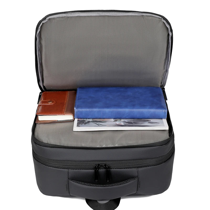 JMT-543818 Custom Logo USB Charging Business Laptop Backpack for Unisex Users