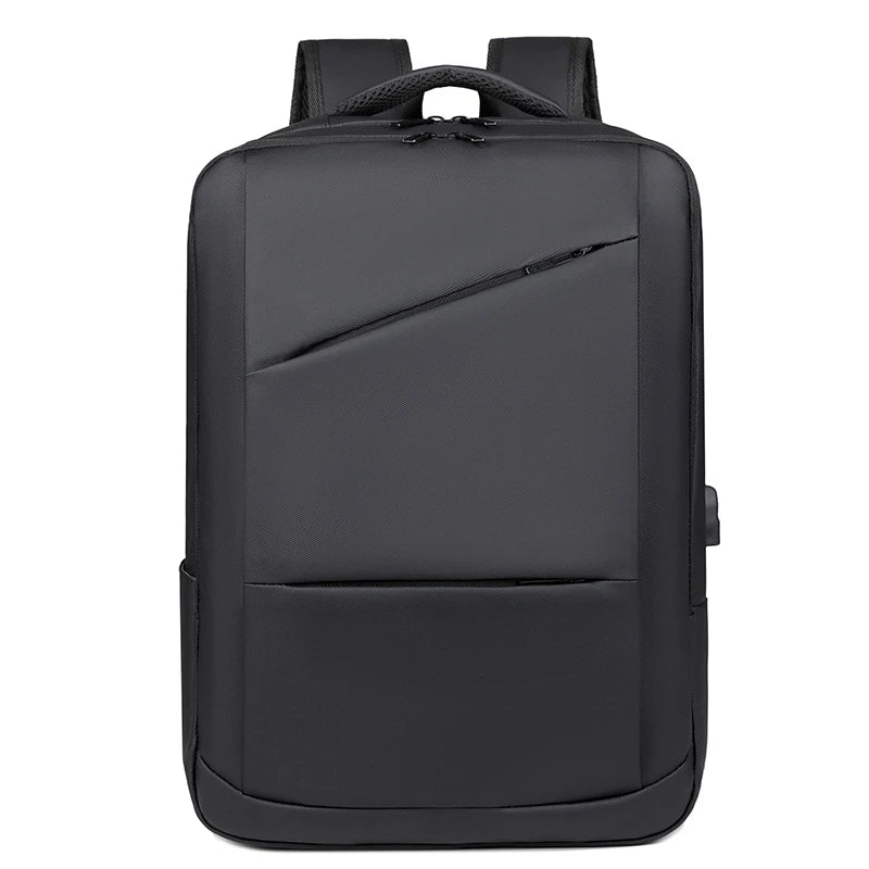 JMT-543818 Custom Logo USB Charging Business Laptop Backpack for Unisex Users