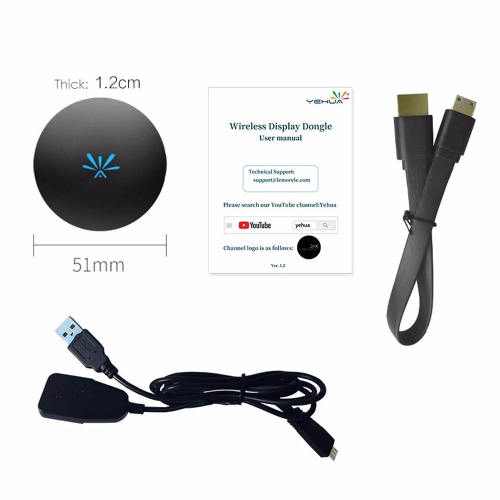 JMT-543818 G6 Mobile Phone & HDMI Wireless Display Dongle with Full HD 1080P Streaming Capability