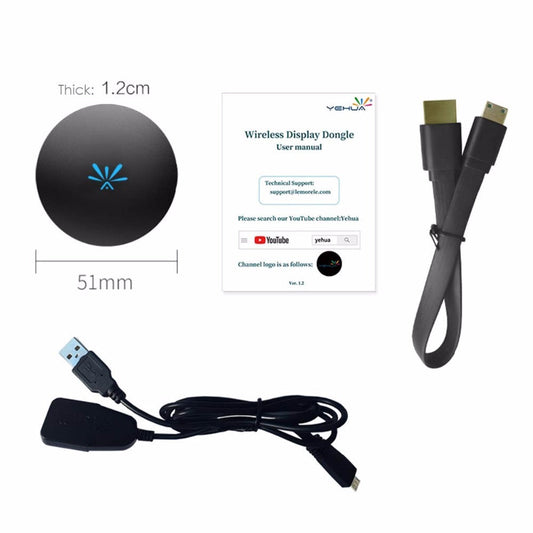 JMT-543818 G6 Mobile Phone & HDMI Wireless Display Dongle with Full HD 1080P Streaming Capability
