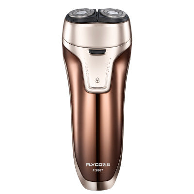 JMT-543882 Rechargeable Electric Rotary Shaver with Floating Dual Heads and Smart Power Monitoring