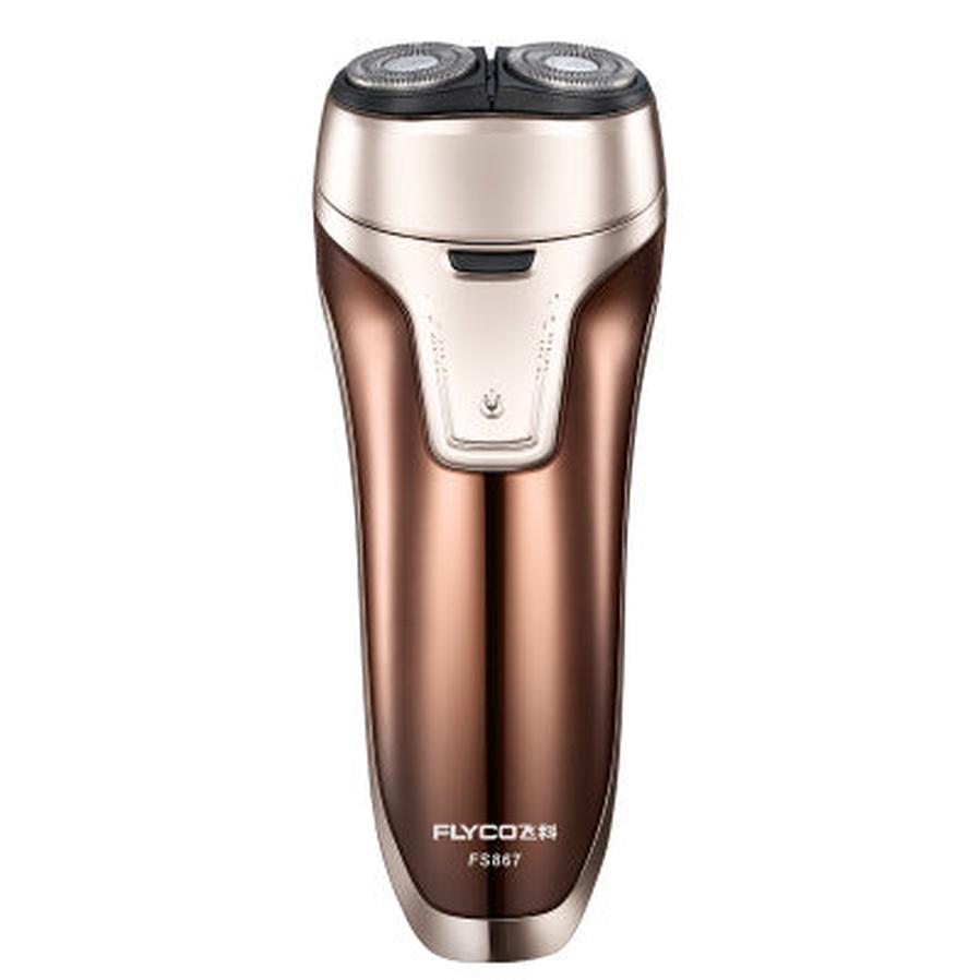 JMT-543882 Rechargeable Electric Rotary Shaver with Floating Dual Heads and Smart Power Monitoring