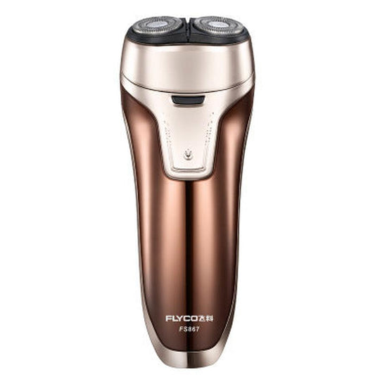 JMT-543882 Rechargeable Electric Rotary Shaver with Floating Dual Heads and Smart Power Monitoring