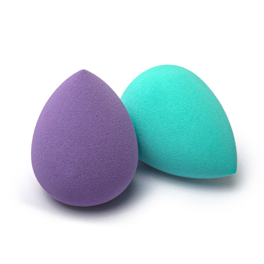 JMT-544074 Solid Color Makeup Sponge Set - Hydrophilic Non-Latex Powder Puff, 1 or 5 Pack Options, Available in Multiple Colors