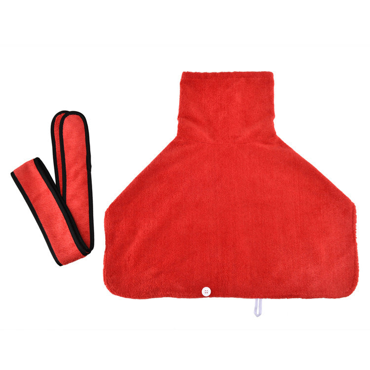 JMT-544266 Super Absorbent Towel Robe for Medium to Large Dogs – Adjustable Fit with Velcro Closure