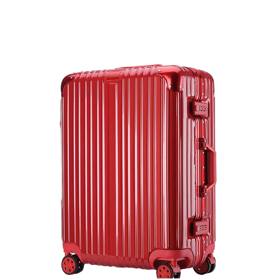 JMT-544522 Unisex Carry-On Trolley Luggage Suitcase with Integrated Password Lock