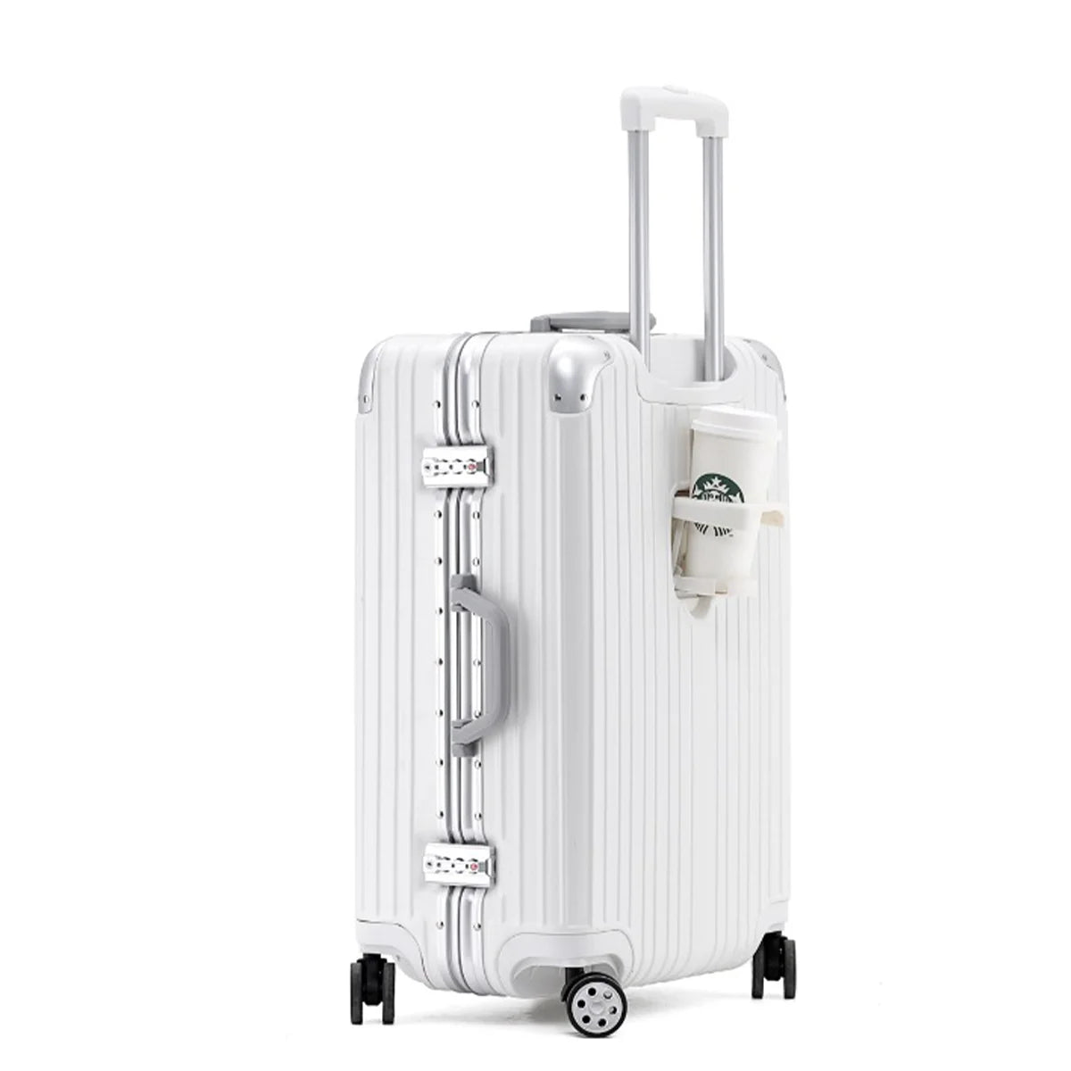 JMT-544522 Unisex Carry-On Trolley Luggage Suitcase with Integrated Password Lock