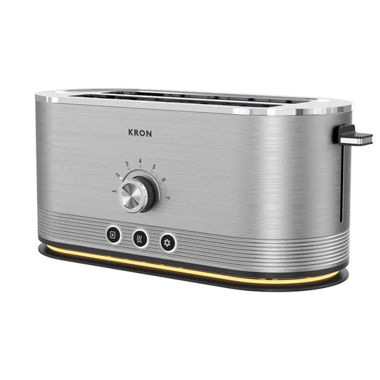 JMT-544586 Compact 4-Slice Stainless Steel Toaster with Unique Design and Versatile Features