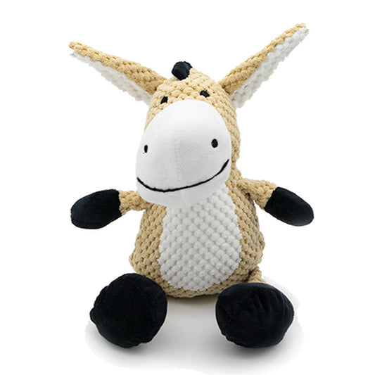 JMT-544778 Interactive Plush Squeaky Dog Toy for Chewing, Teeth Cleaning, and Stress Relief