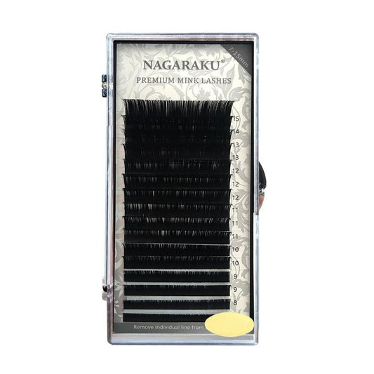 JMT-544906 Silk Protein Fiber Grafted False Eyelashes – 7-15mm Mixed Lengths in Multiple Curl Options