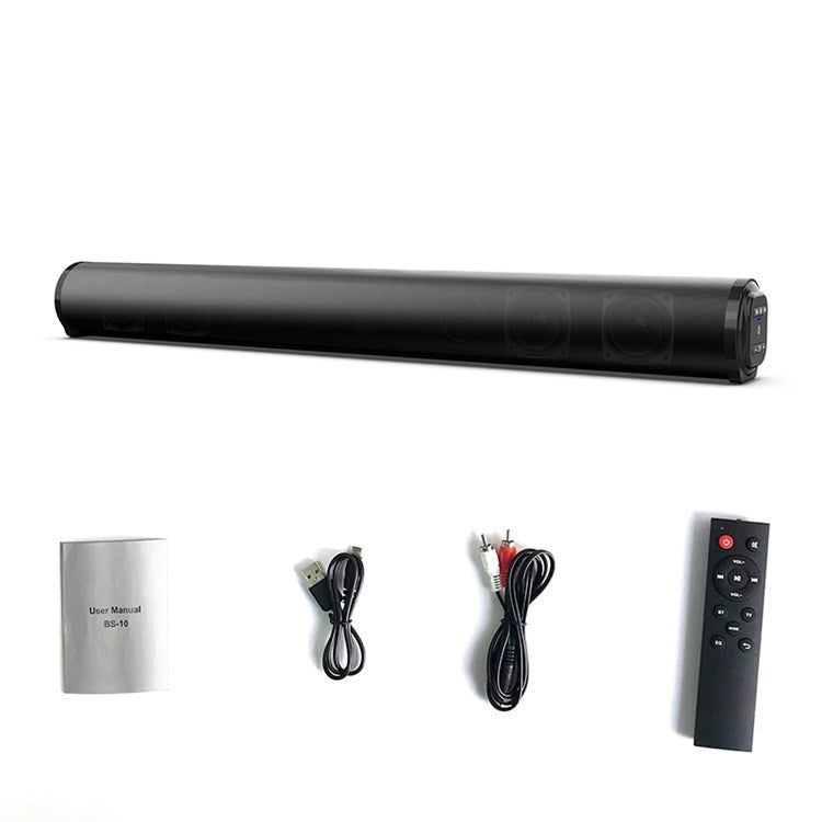 JMT-544970 Wireless Bluetooth Home Theater Audio Strip Speaker - 5W, 2000mAh Battery, Remote Control, FM Radio, 6-Hour Playtime