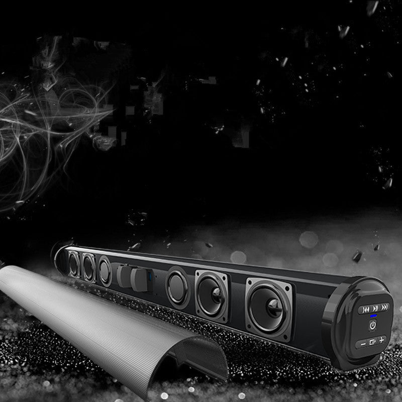 JMT-544970 Wireless Bluetooth Home Theater Audio Strip Speaker - 5W, 2000mAh Battery, Remote Control, FM Radio, 6-Hour Playtime