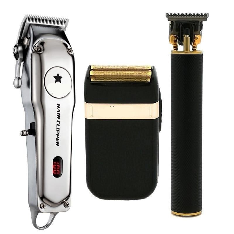 JMT-545034 Professional Electric Hair Clipper with Titanium Ceramic Blade and Ergonomic Design
