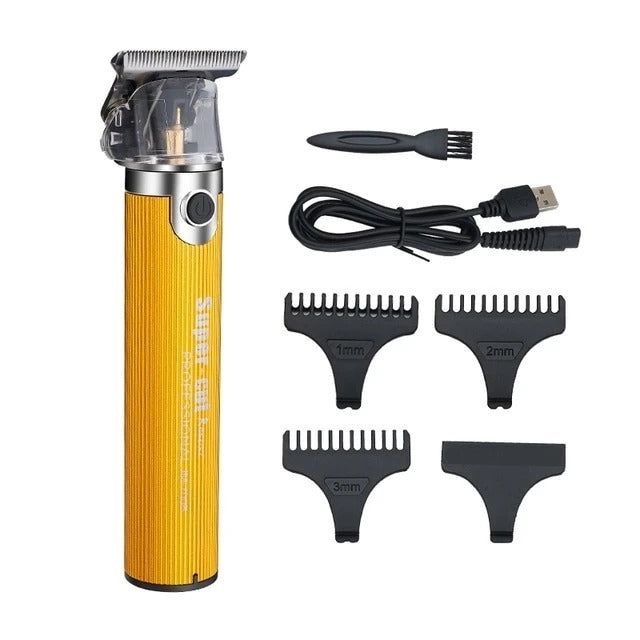 JMT-545034 Professional Electric Hair Clipper with Titanium Ceramic Blade and Ergonomic Design
