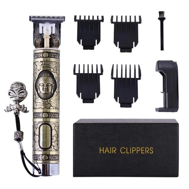 JMT-545034 Professional Electric Hair Clipper with Titanium Ceramic Blade and Ergonomic Design