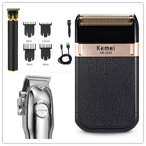 JMT-545034 Professional Electric Hair Clipper with Titanium Ceramic Blade and Ergonomic Design