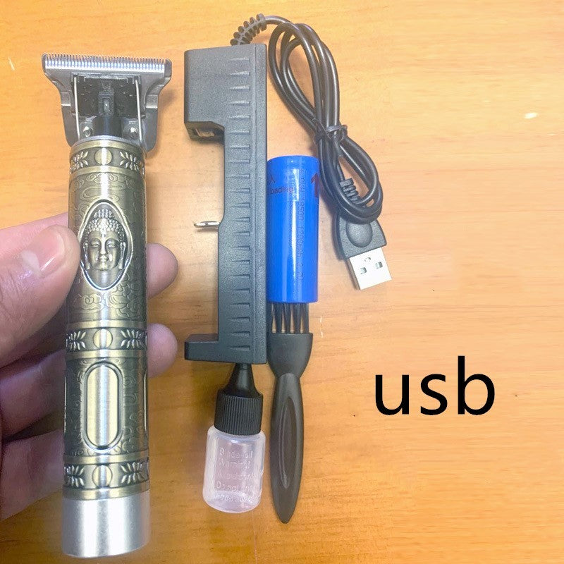 JMT-545034 Professional Electric Hair Clipper with Titanium Ceramic Blade and Ergonomic Design