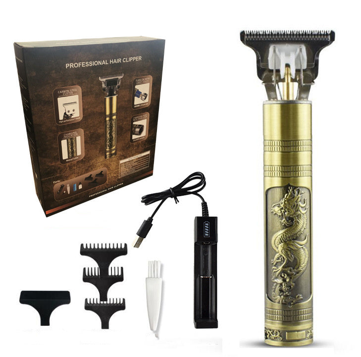 JMT-545034 Professional Electric Hair Clipper with Titanium Ceramic Blade and Ergonomic Design