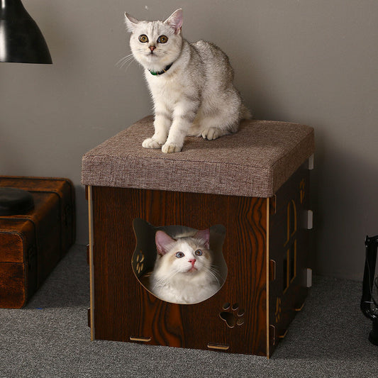 JMT-545098 Detachable Cat Nest with Grinding Claw and Comfortable Cushion - Medium Size