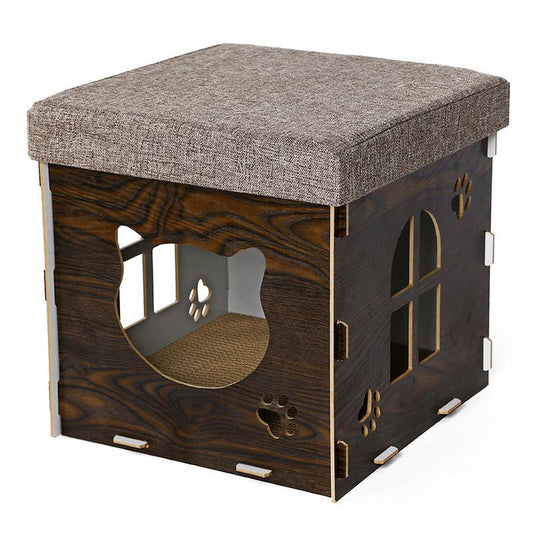 JMT-545098 Detachable Cat Nest with Grinding Claw and Comfortable Cushion - Medium Size