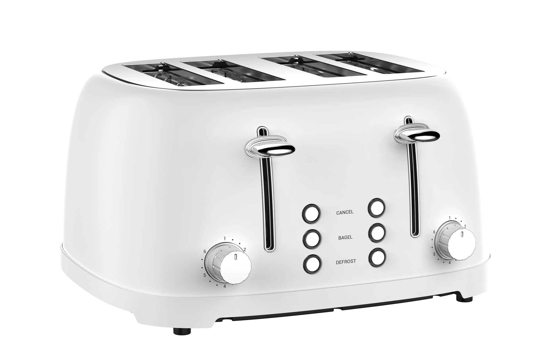 JMT-545738 Retro 4-Slice Stainless Steel Electric Pop-Up Toaster with Grill Feature