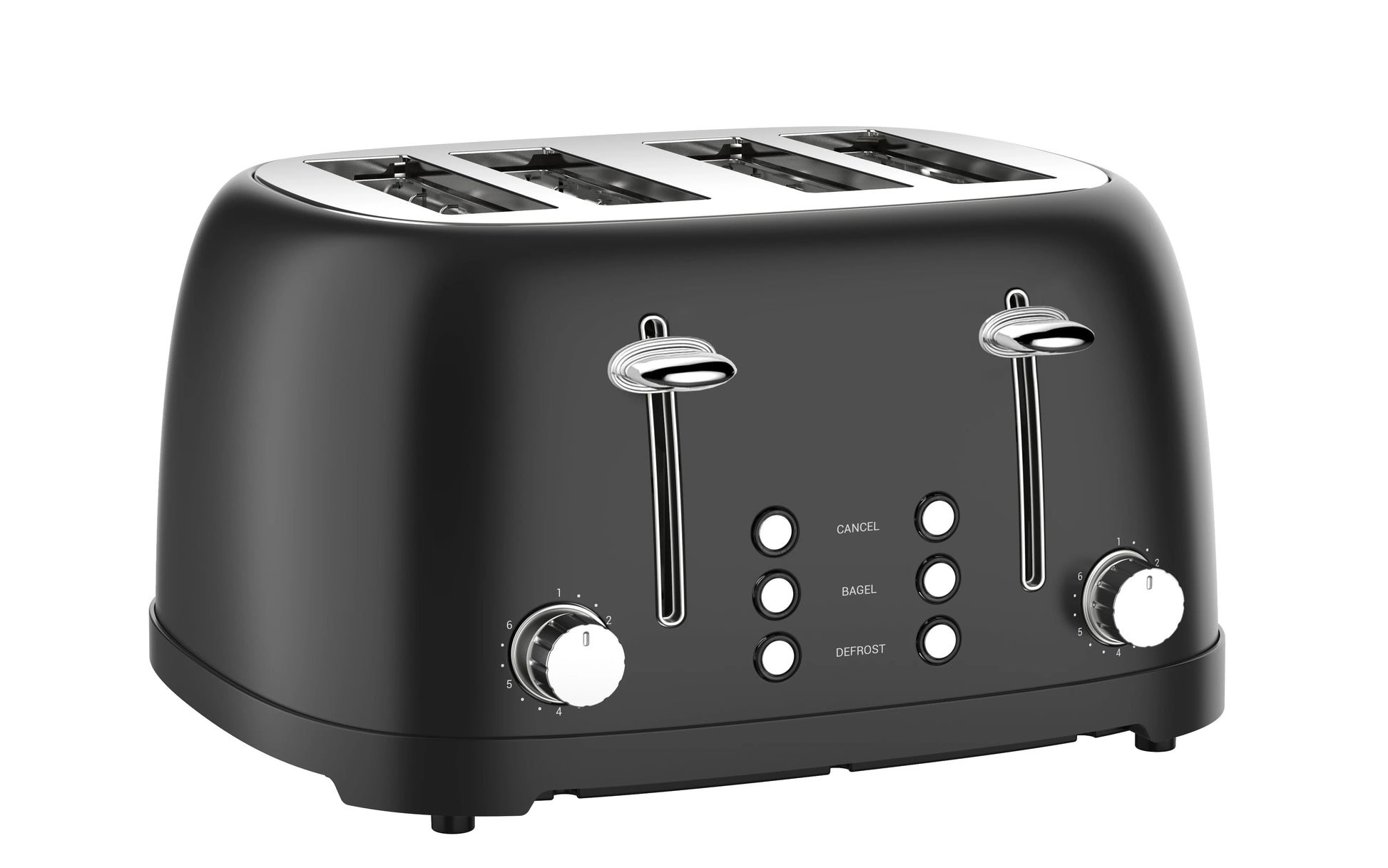 JMT-545738 Retro 4-Slice Stainless Steel Electric Pop-Up Toaster with Grill Feature