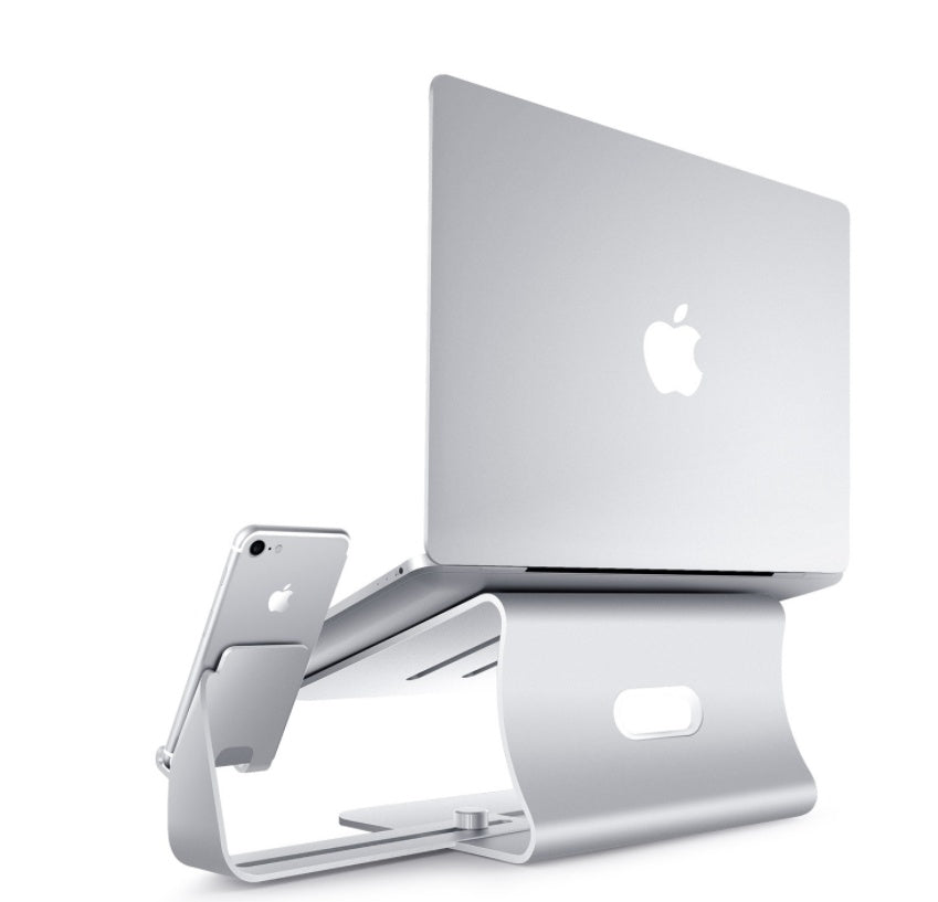 JMT-545802 Adjustable Lazy Bracket for Desktop Organizing - Silver and Gray, 26x24.3x19cm