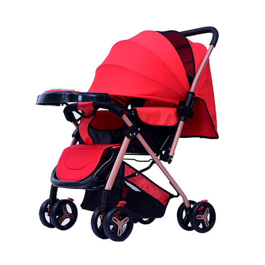 JMT-545802 Luxury Foldable Two-Way Lightweight Baby Stroller with Dining Plate