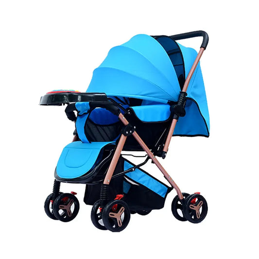 JMT-545802 Luxury Foldable Two-Way Lightweight Baby Stroller with Dining Plate