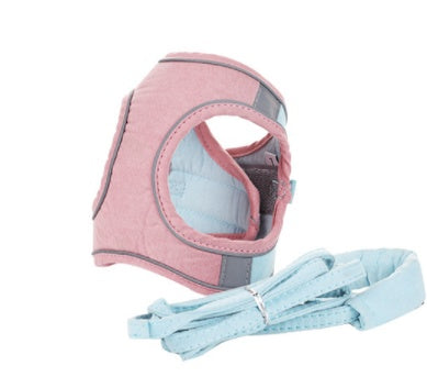 JMT-546122 Breathable Reflective Cat Walking Traction Rope with Soft Comfort Design