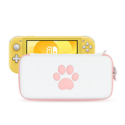 JMT-546122 Cat Paw Design Portable Storage Bag for Nintendo Switch with Card Slots