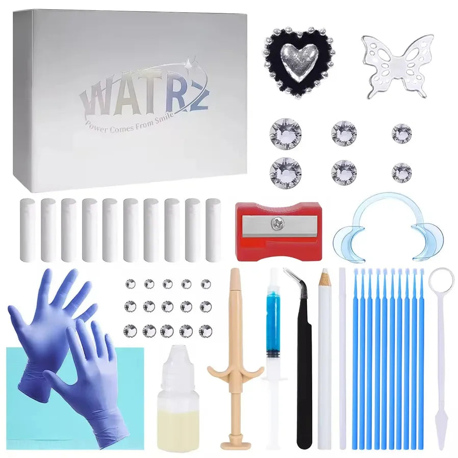 JMT-546314 Gold Tooth Gems Kit for Artistic Dental Decoration