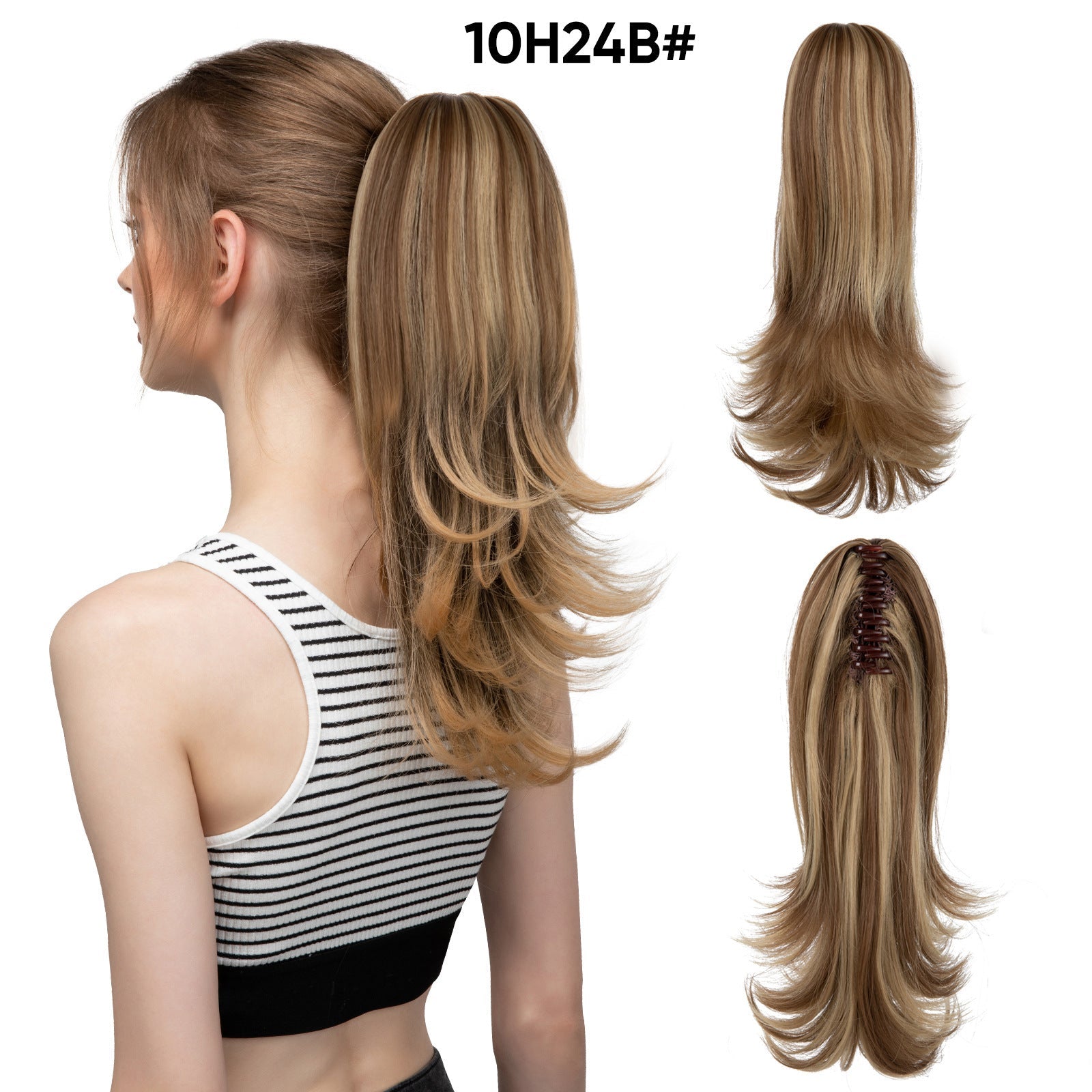 JMT-546314 Silk Wig for Women - Long Slightly Curly and Short Curly Styles, High-Temperature Fiber, Multiple Colors Available