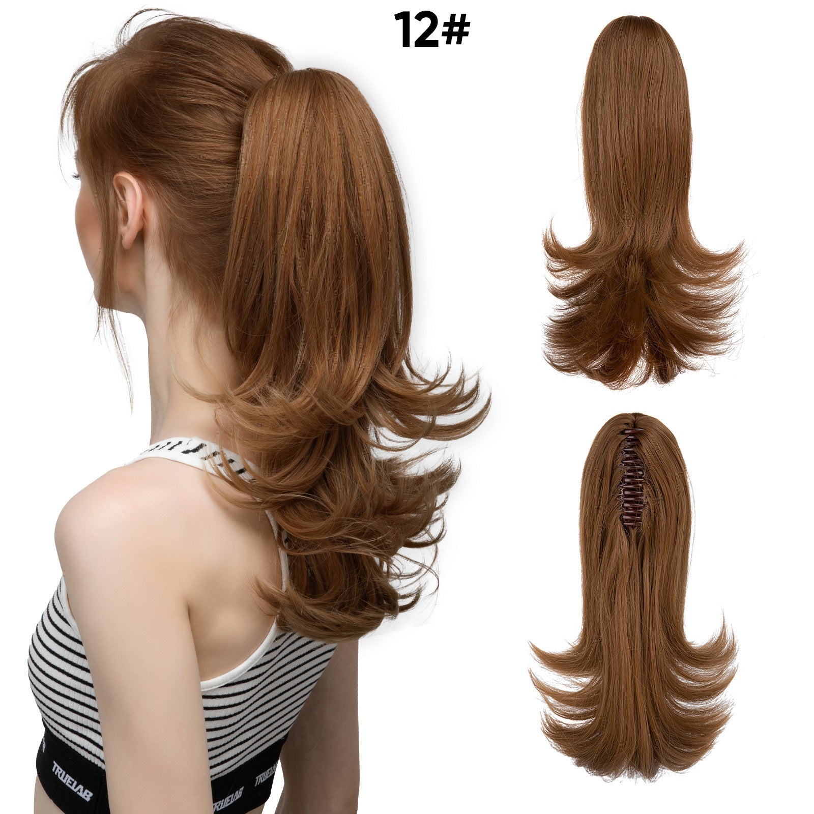 JMT-546314 Silk Wig for Women - Long Slightly Curly and Short Curly Styles, High-Temperature Fiber, Multiple Colors Available