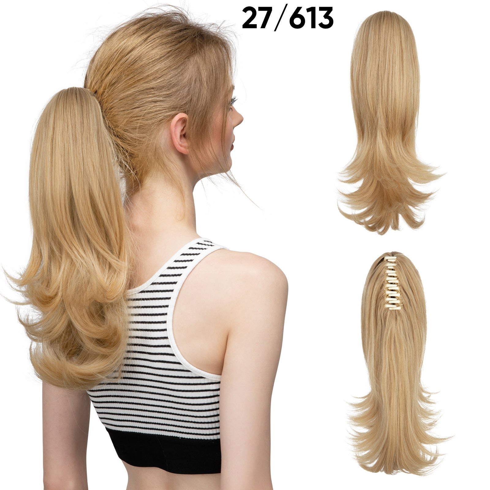 JMT-546314 Silk Wig for Women - Long Slightly Curly and Short Curly Styles, High-Temperature Fiber, Multiple Colors Available
