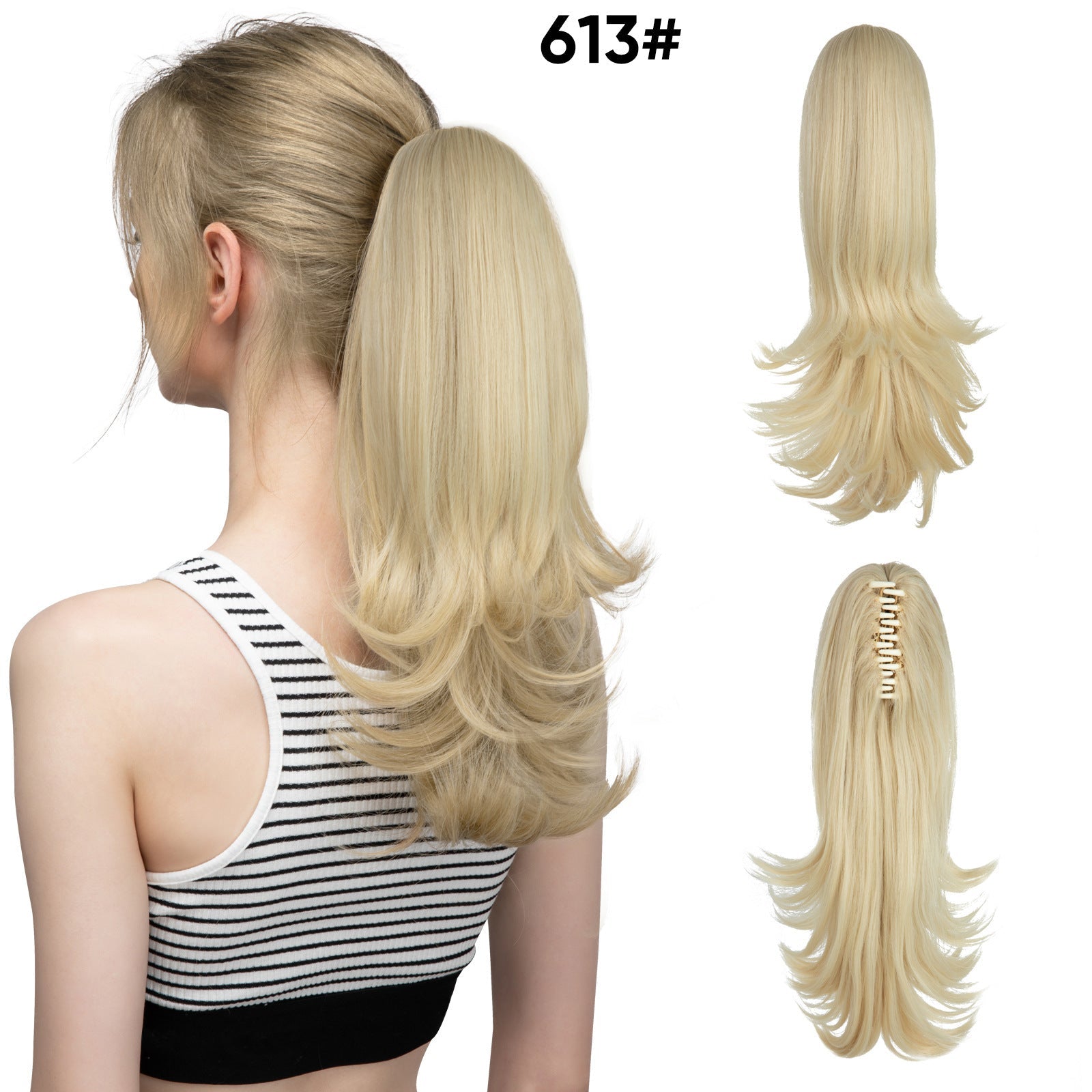 JMT-546314 Silk Wig for Women - Long Slightly Curly and Short Curly Styles, High-Temperature Fiber, Multiple Colors Available