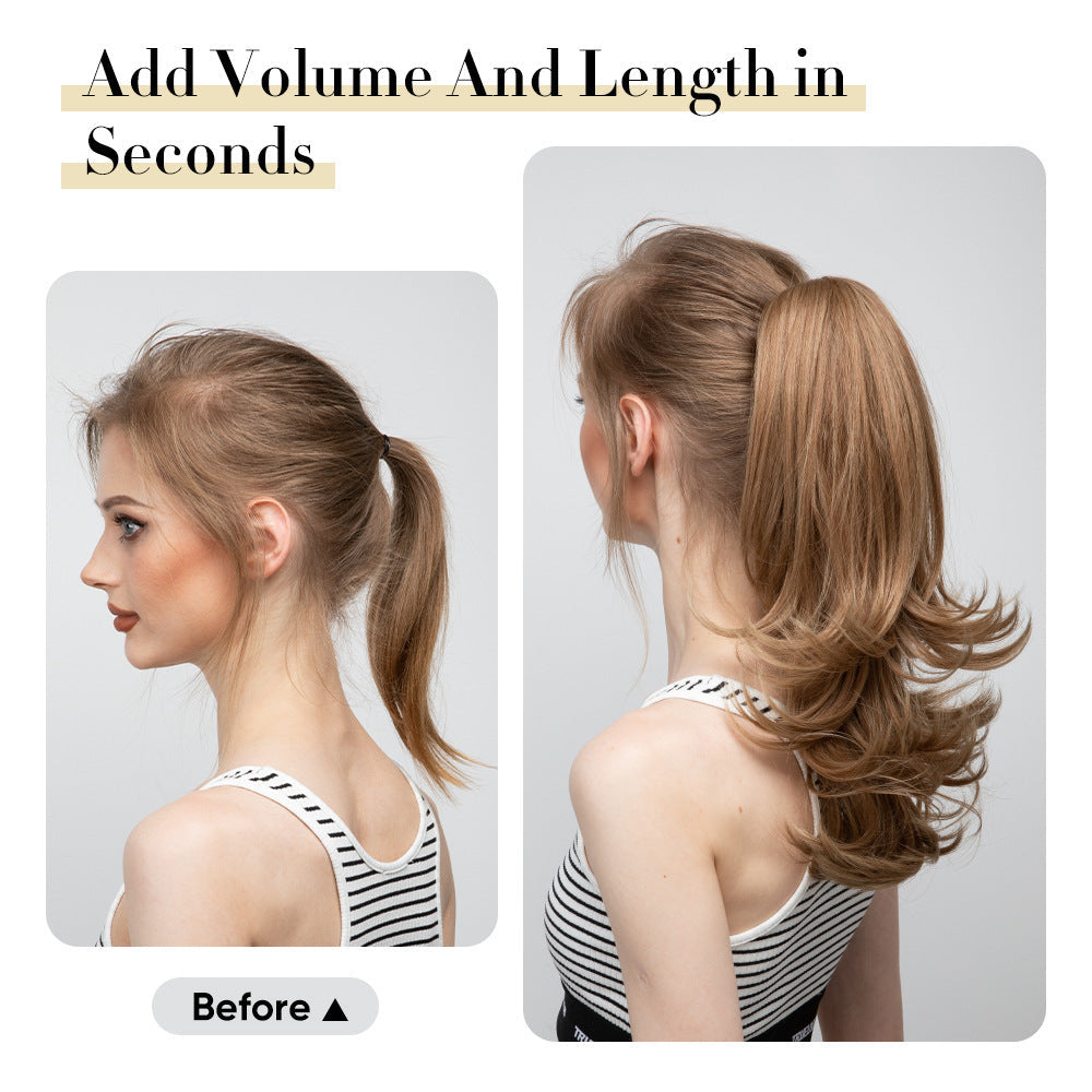 JMT-546314 Silk Wig for Women - Long Slightly Curly and Short Curly Styles, High-Temperature Fiber, Multiple Colors Available