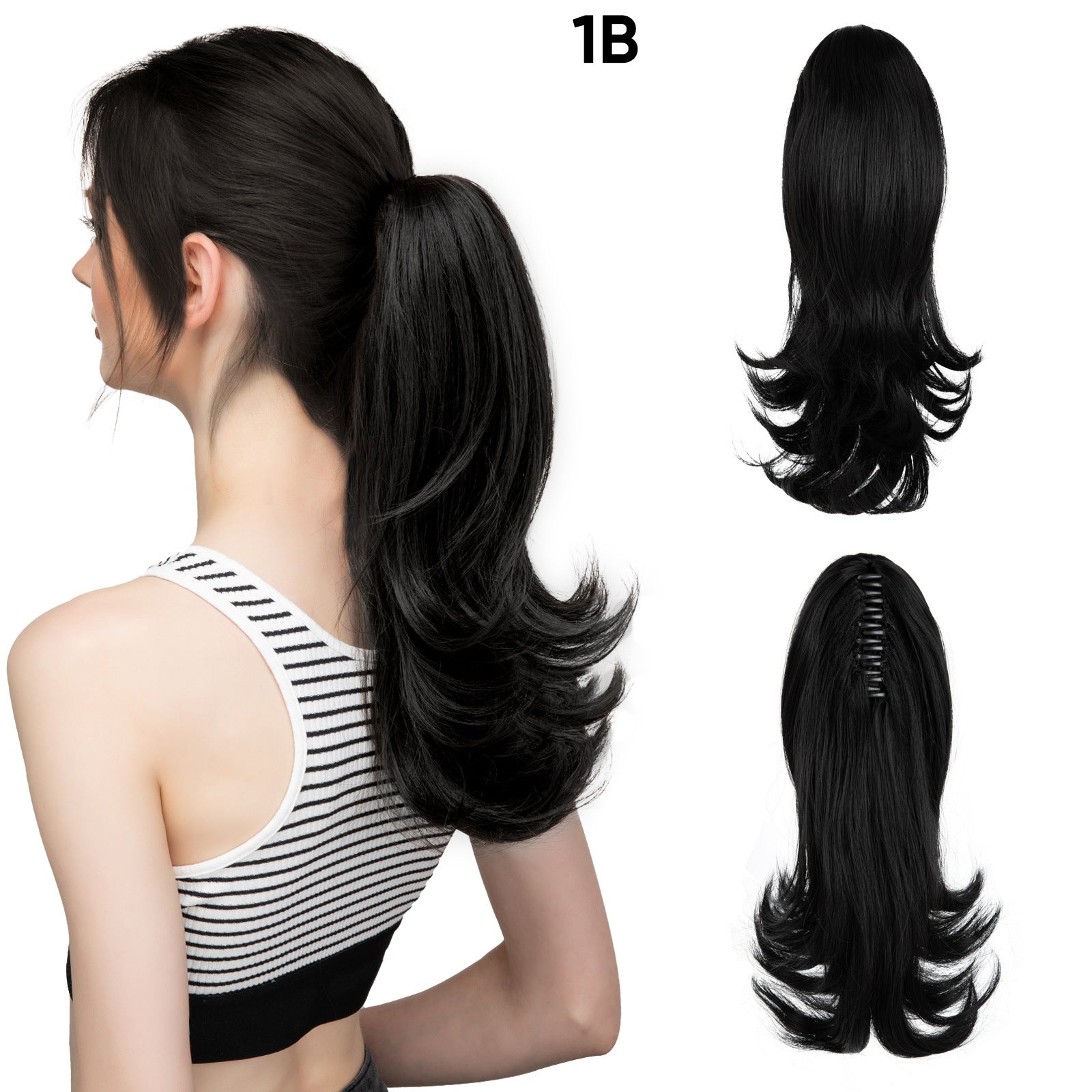 JMT-546314 Silk Wig for Women - Long Slightly Curly and Short Curly Styles, High-Temperature Fiber, Multiple Colors Available
