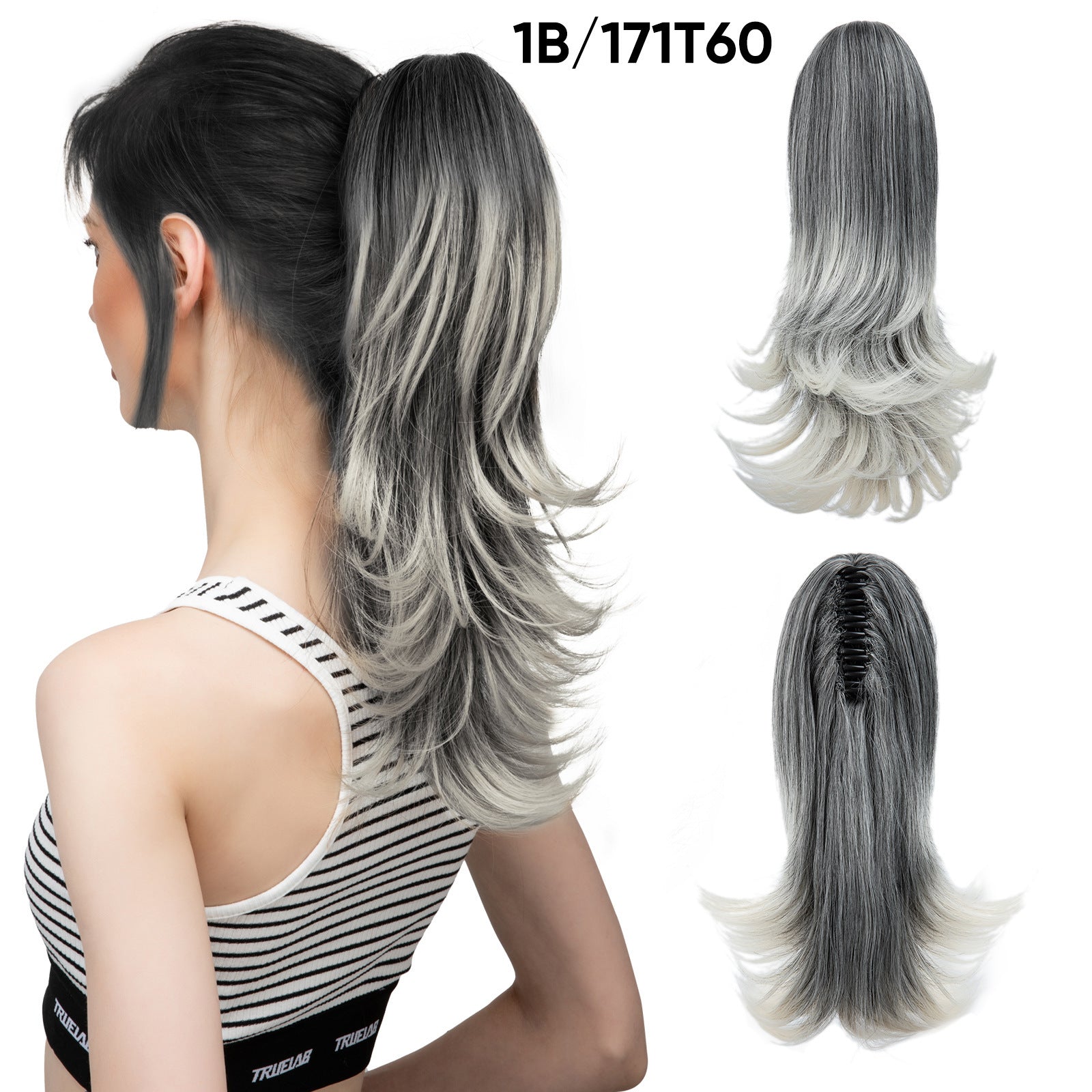 JMT-546314 Silk Wig for Women - Long Slightly Curly and Short Curly Styles, High-Temperature Fiber, Multiple Colors Available