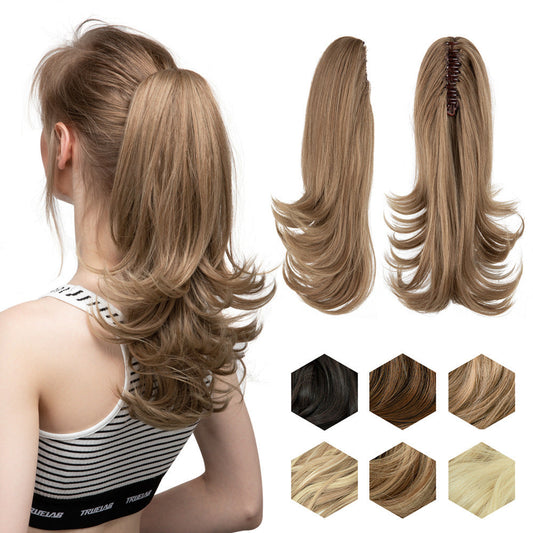JMT-546314 Silk Wig for Women - Long Slightly Curly and Short Curly Styles, High-Temperature Fiber, Multiple Colors Available