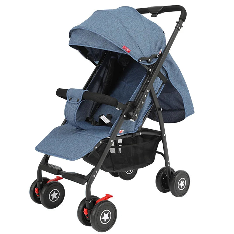 JMT-546954 Compact Folding Lightweight Baby Stroller Pushchair for Infants - Travel Buggy with Umbrella Design