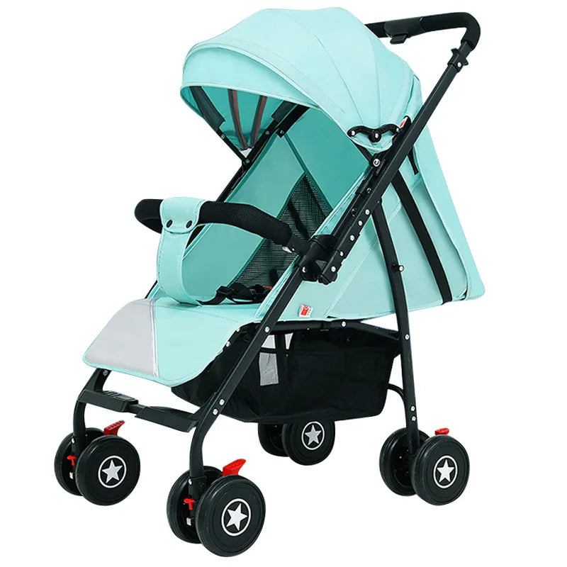 JMT-546954 Compact Folding Lightweight Baby Stroller Pushchair for Infants - Travel Buggy with Umbrella Design