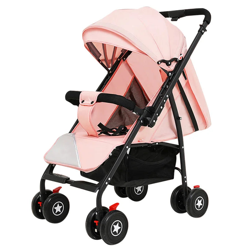 JMT-546954 Compact Folding Lightweight Baby Stroller Pushchair for Infants - Travel Buggy with Umbrella Design