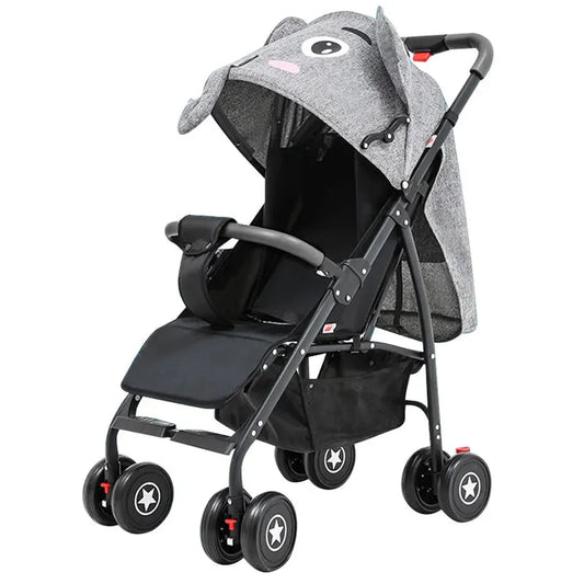 JMT-546954 Compact Folding Lightweight Baby Stroller Pushchair for Infants - Travel Buggy with Umbrella Design